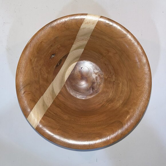 Board Style Segmented Turned Bowl - Picture 3 of 3
